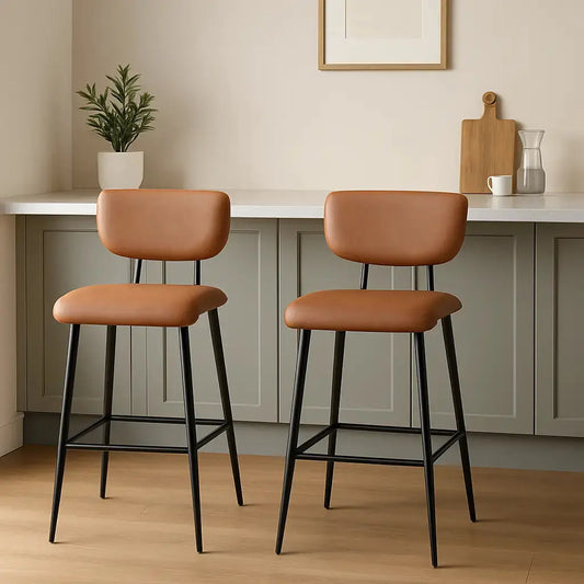 chaise-de-bar-en-cuir-design