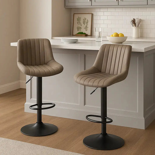 Tabourets de bar à hauteur réglable - Lot de 2 La Haute Chaise