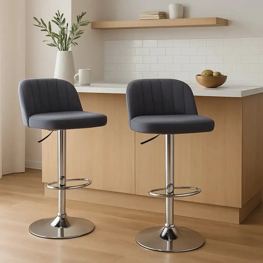 chaises-de-bar-en-velours-réglable