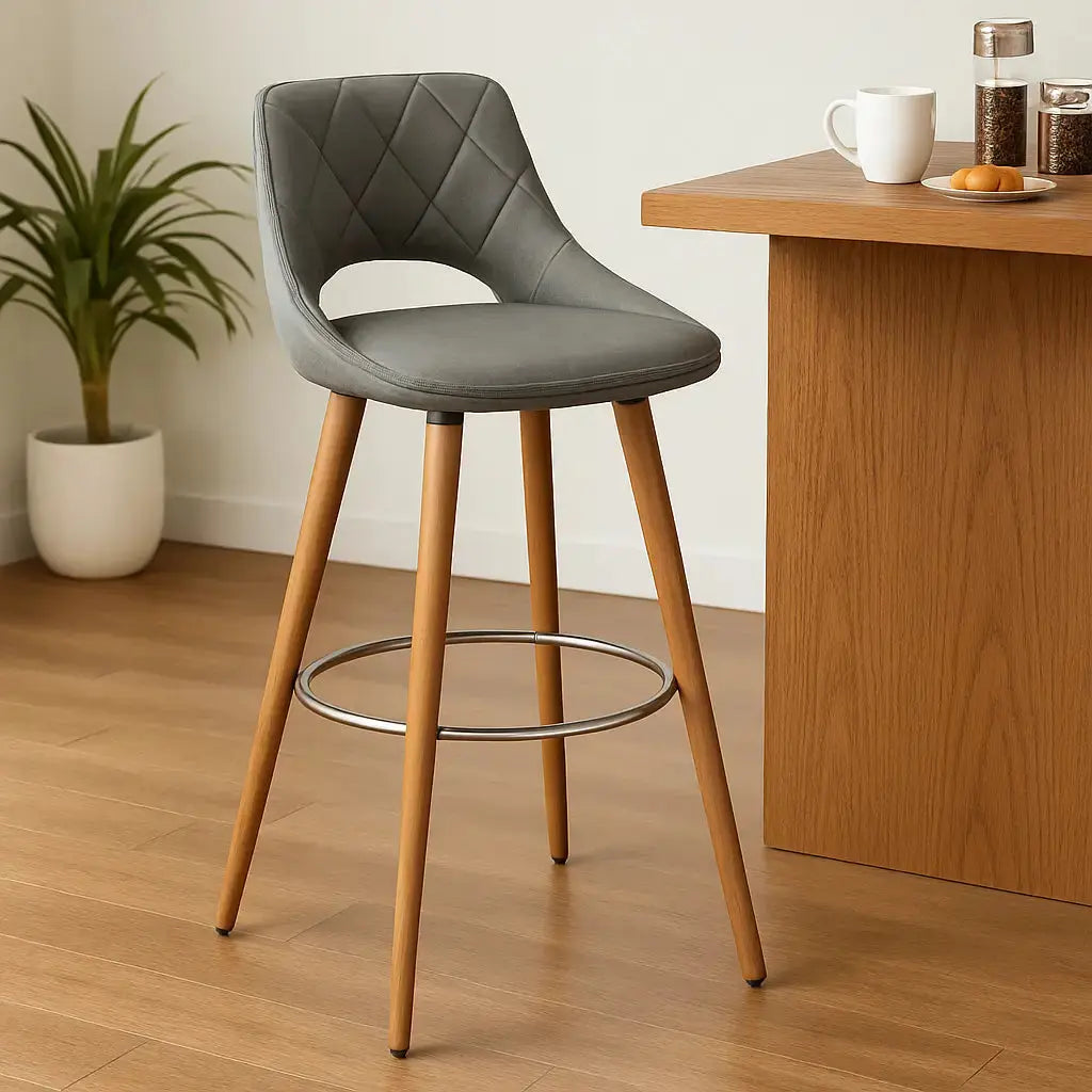 tabouret-de-bar-avec-pied-en-bois