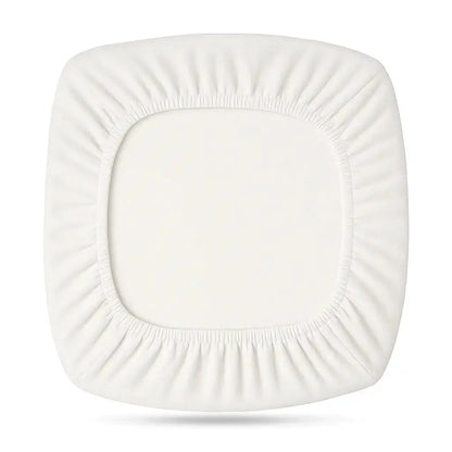 Housse d'assise pour tabouret de bar beige 