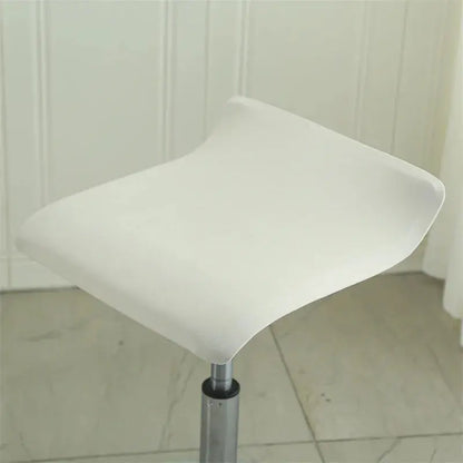 Housse d'assise pour tabouret de bar beige 1