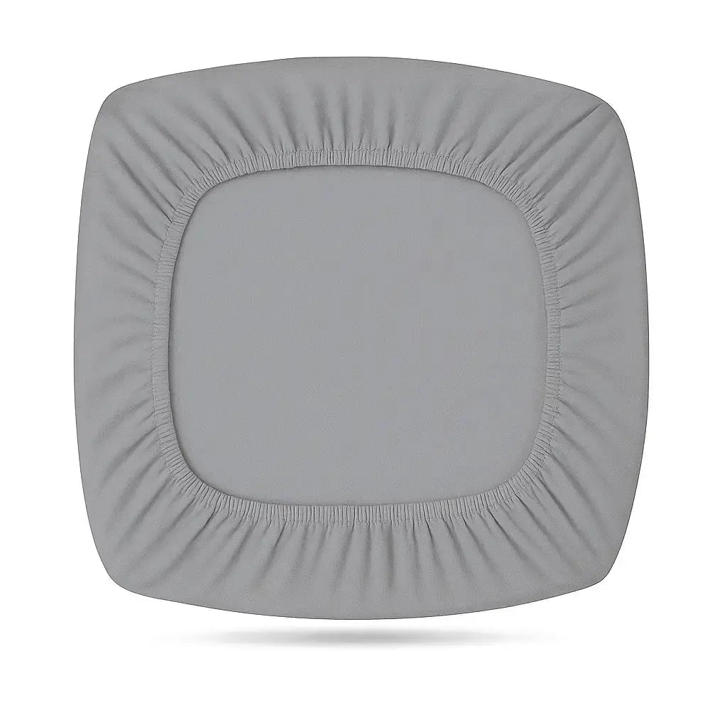 Housse d'assise pour tabouret de bar gris foncé