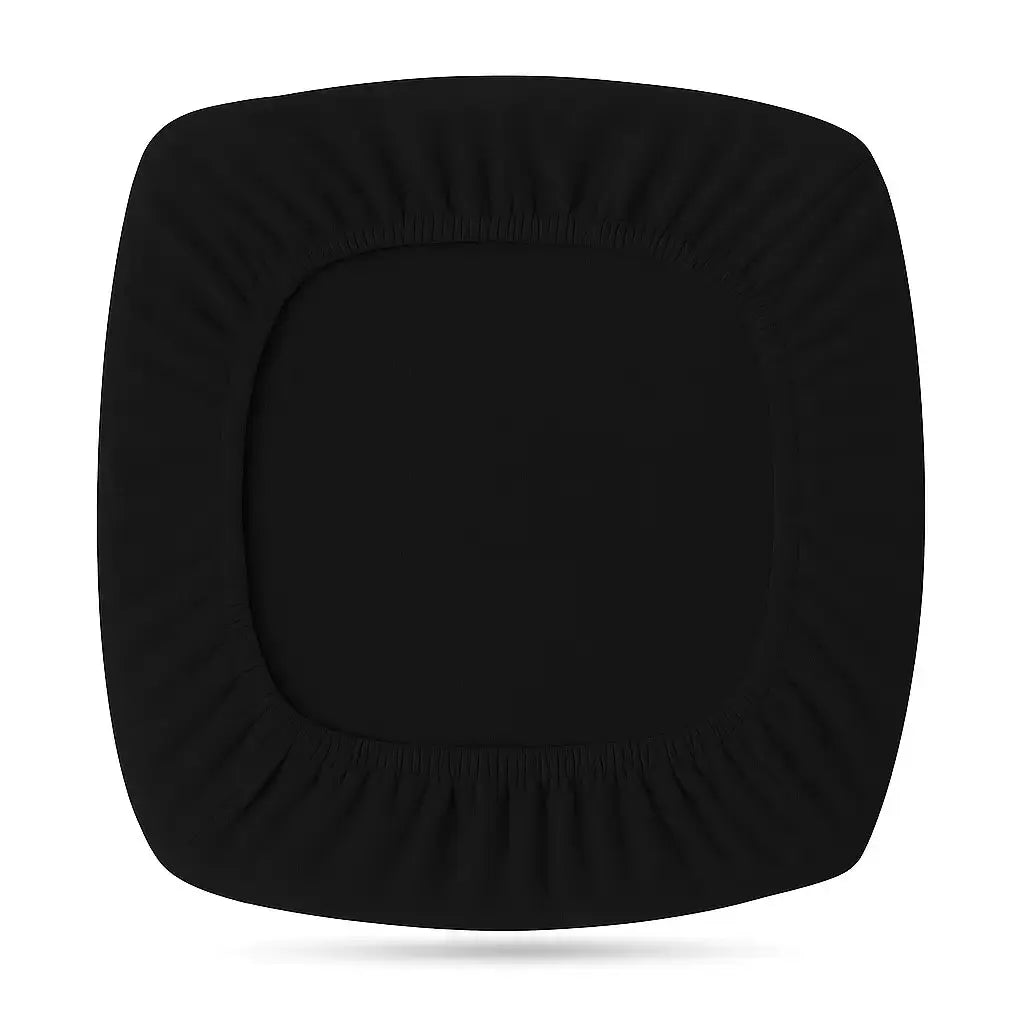 Housse d'assise pour tabouret de bar noir