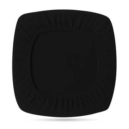 Housse d'assise pour tabouret de bar noir