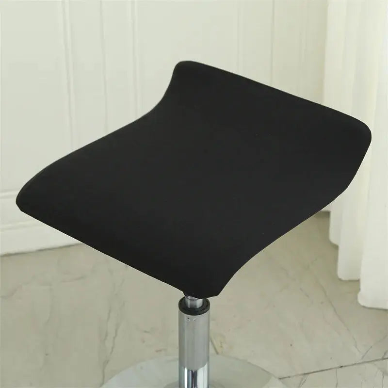 Housse d'assise pour tabouret de bar noir 1