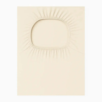 Housse de protection tabouret de bar avec dossier beige