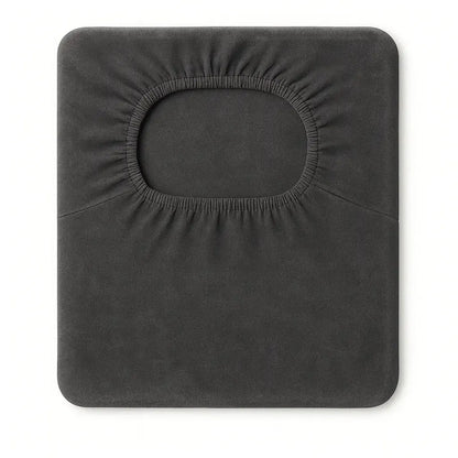 Housse extensible pour tabouret de bar gris foncé