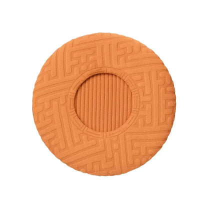 Housse pour tabouret de bar rond orange