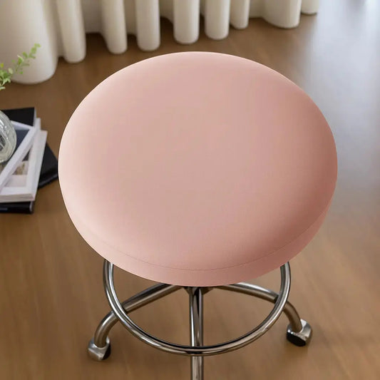 Housse pour tabouret sans dossier beige