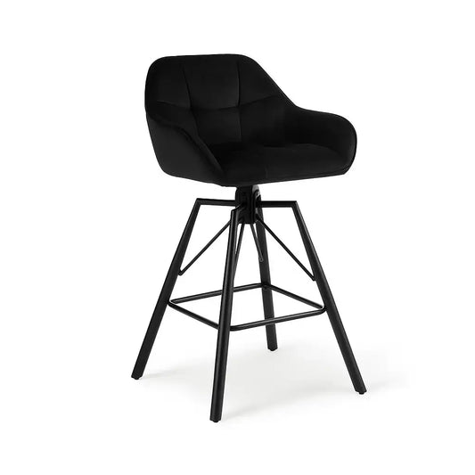 Tabourets-de-bar-pivotant-avec-dossier-et-4-pieds