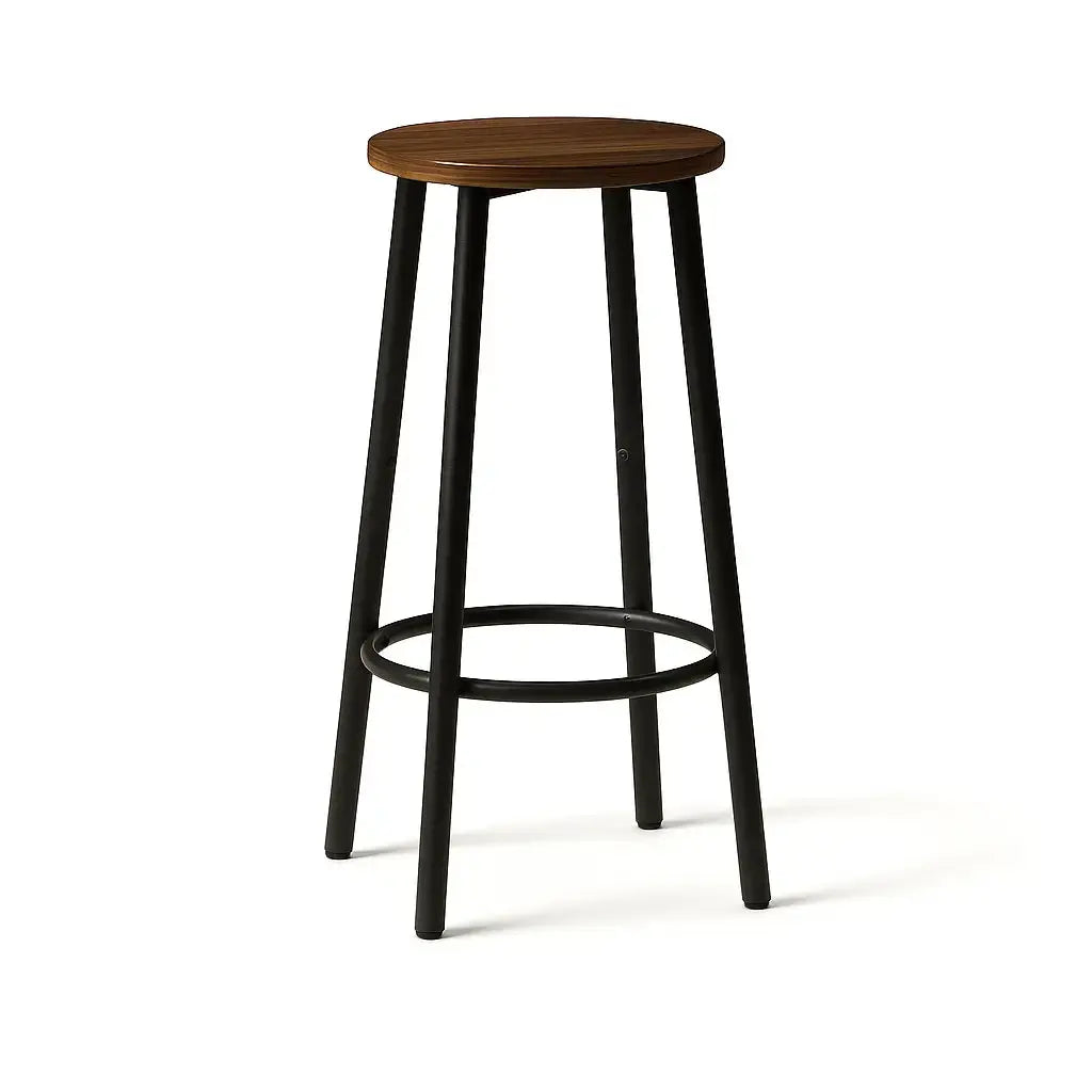 Tabourets de bar en bois Hauteur d’assise 65 cm 1