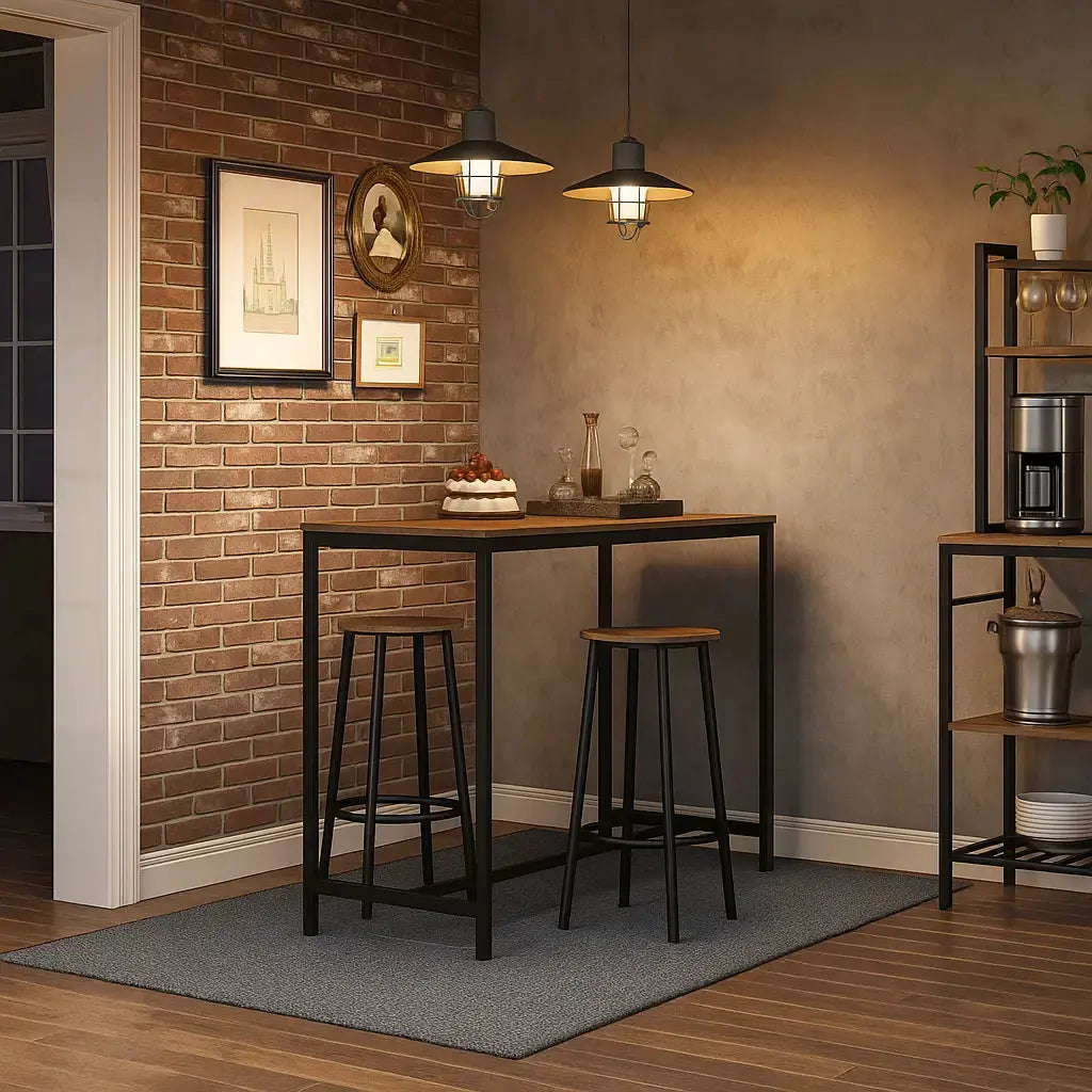 Tabourets de bar en bois Hauteur d’assise 65 cm 3