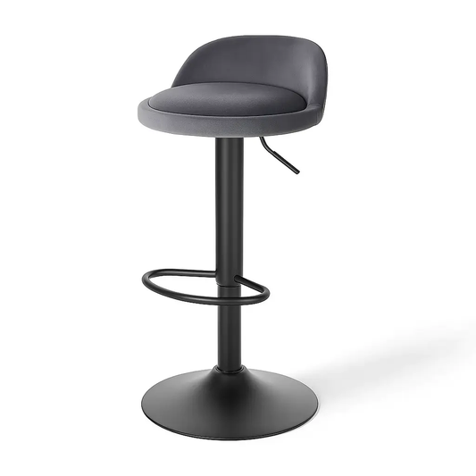 Tabourets de bar industriel réglable gris