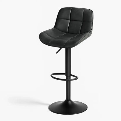 Tabourets de bar réglables vintage noir