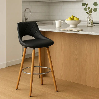 chaise-de-bar-avec-pied-en-bois