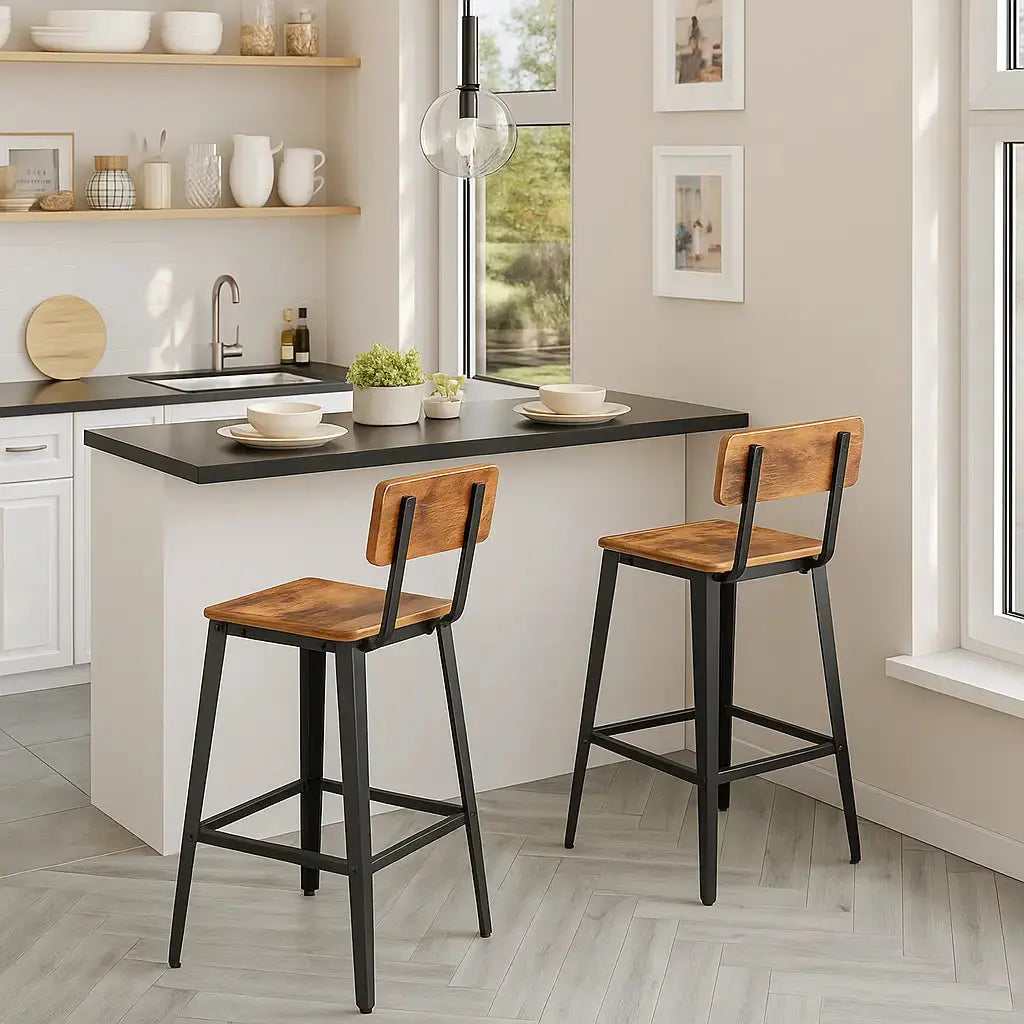 chaise-de-bar-industriel-métal-et-bois-avec-dossier