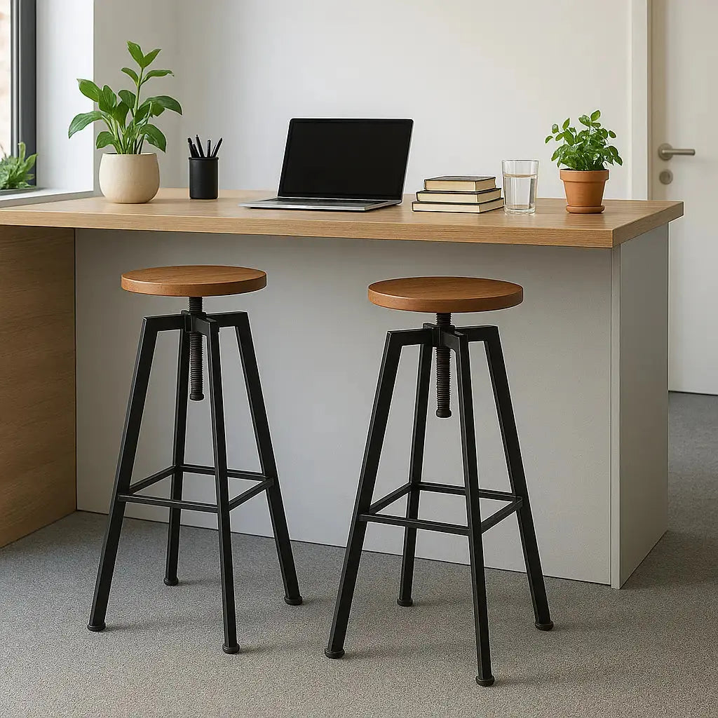 chaise-de-bar-industriel-pivotante