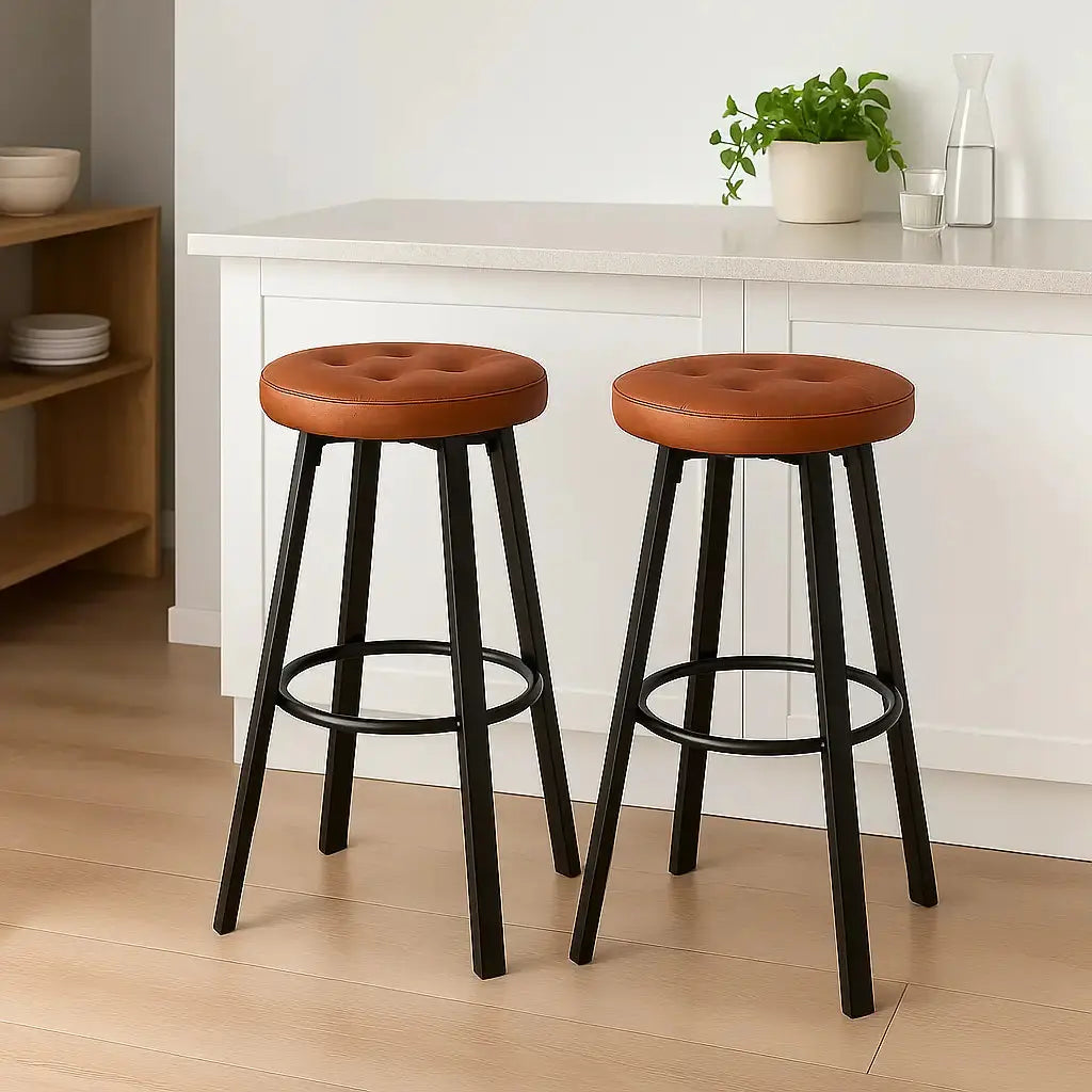 chaises-de-bois-industriel-marron