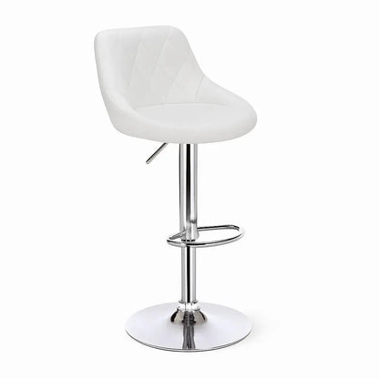 tabouret-de-bar-en-cuir-blanc-design