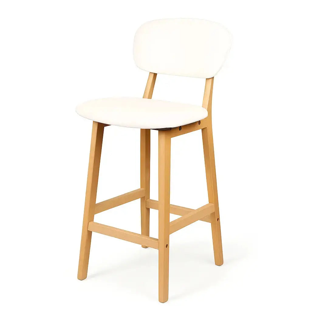 Tabouret haut en bois lot de 2 