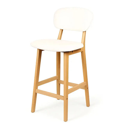 Tabouret haut en bois lot de 2 