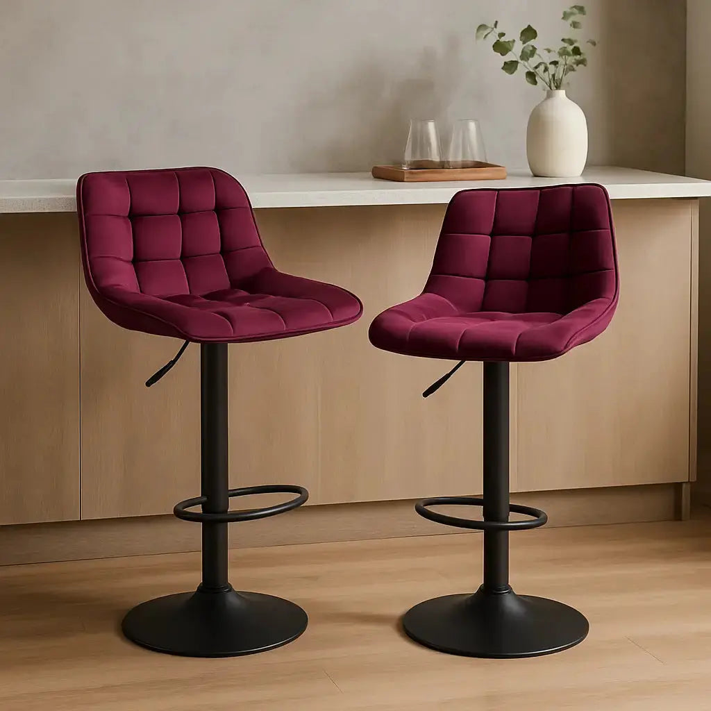 tabourets-bar-en-tissus-réglable