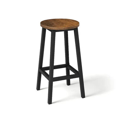 Tabourets de bar en bois industriel - Lot de 2 La Haute Chaise