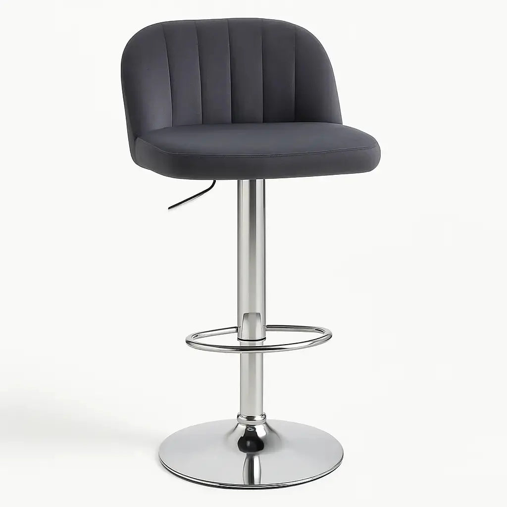 tabourets-de-bar-en-velours-réglable