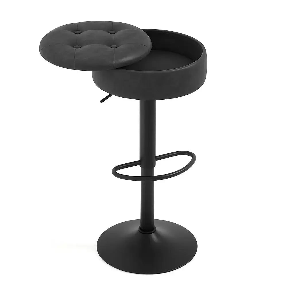 tabourets-de-bar-réglable-sans dossier